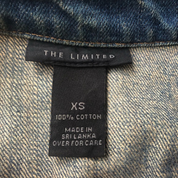 The Limited Military style denim jacket - Picture 6 of 6